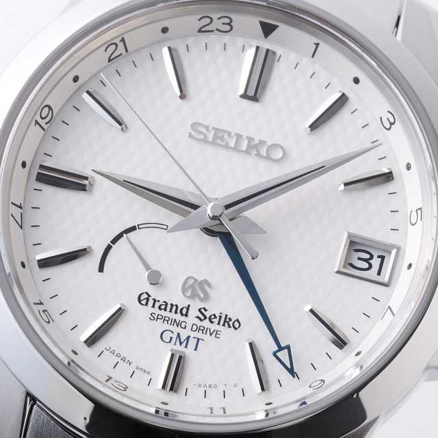 グランドセイコー　SEIKO SBGE009　GMT　スプリングドライブ SBGE009 ホワイト Grand Seiko（グランドセイコー）スプリング