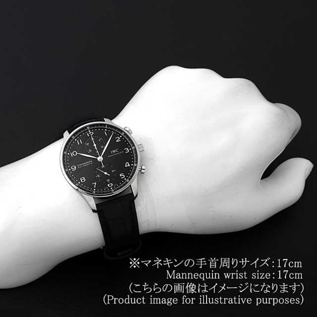 最終値下げ　銀座RASIN IWC ポルトギーゼ用 クロコダイルベルト　ブラック 最終値下げ 銀座RASIN IWC ポルトギーゼ用 クロコダイルベルト