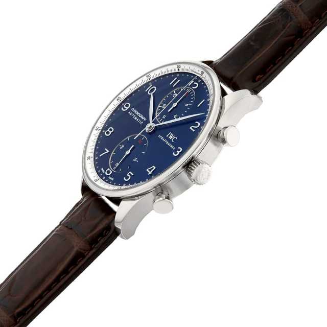 IW371432 ブルー IWC ポルトギーゼ クロノグラフ ローレウス 中古