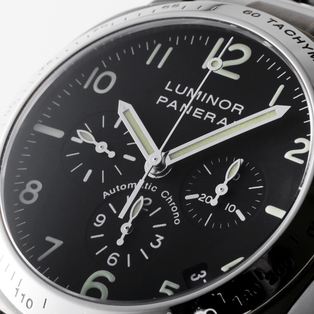 オーバーホール済】PANERAI PAM00072 ルミノール クロノグラフ
