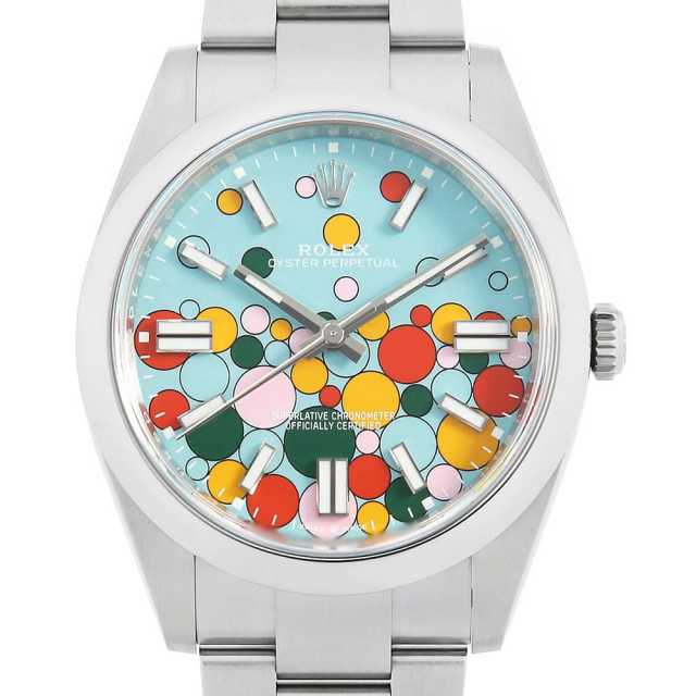 124300 ターコイズブルー ROLEX（ロレックス）オイスター
