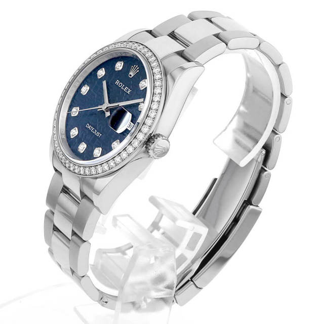 126284RBR ブルー ROLEX（ロレックス）デイトジャスト36 ベゼル