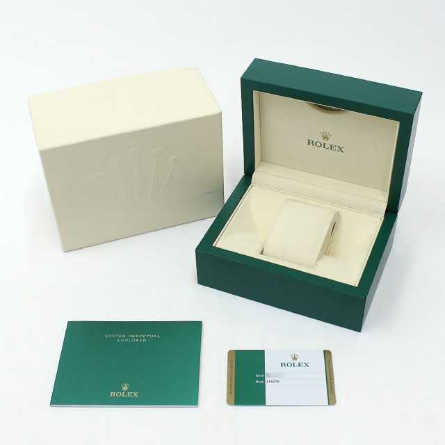 ROLEX 新型ボックス6個個中古　HK 214270 ブラック ROLEX（ロレックス）エクスプローラーI 後期型