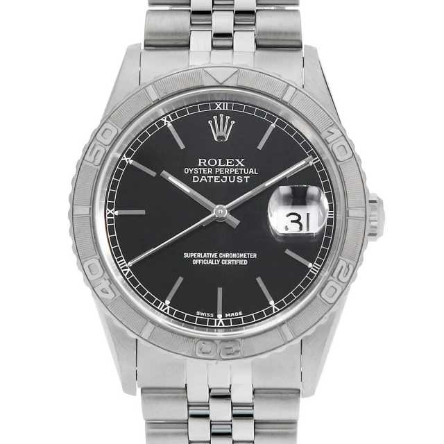 16264 ブラック ROLEX（ロレックス）デイトジャスト サンダーバード 