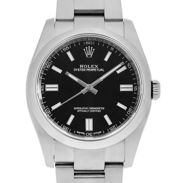 116000 ブラック ROLEX（ロレックス）オイスターパーペチュアル 中古 