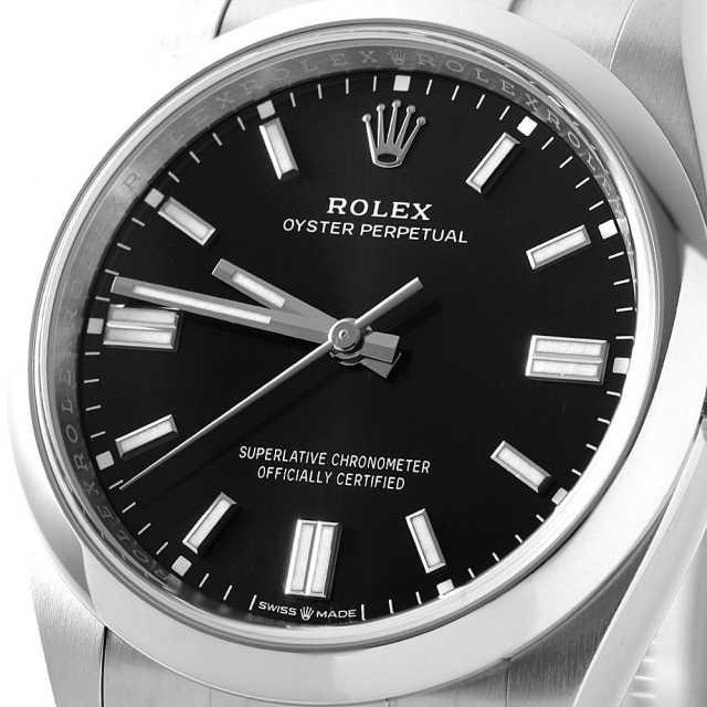 ロレックスROLEXオイスターパーペチュアル　黒 ROLEX OYSTER PERPETUAL 34mm BLACK - get ready(アラフォー野郎