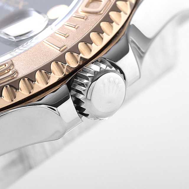 掛軸Ａ 268621 ブラック ROLEX（ロレックス）ヨットマスター37 中古
