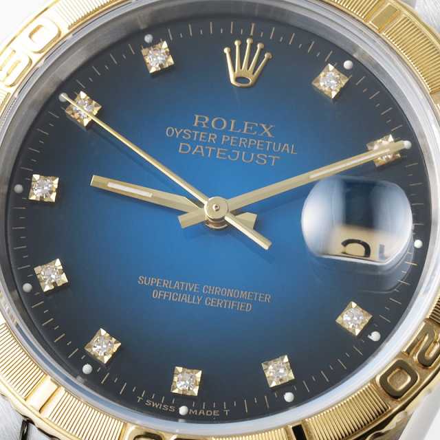 16263G ブルー ROLEX（ロレックス）デイトジャスト