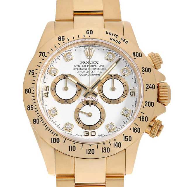 全てのアイテム ホワイト 116528G ROLEX（ロレックス）コスモグラフ 8P デイトナ 時計