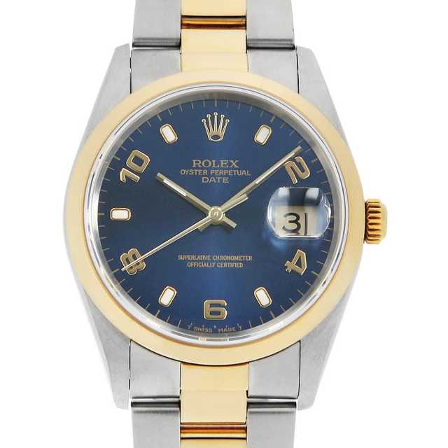 15203 ブルー ROLEX（ロレックス）オイスターパーペチュアルデイト