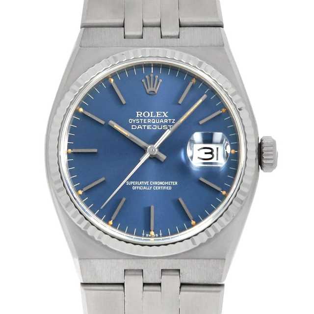 Shu 専用です。 17014 ブルー ROLEX（ロレックス）オイスタークォーツ 中古