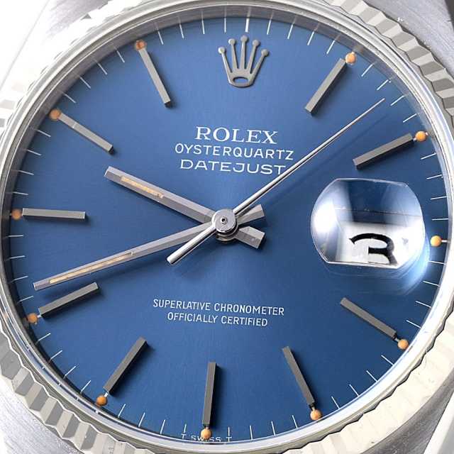 17014 ブルー ROLEX（ロレックス）オイスタークォーツ 中古
