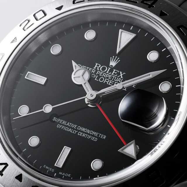 16570 ブラック ROLEX（ロレックス）エクスプローラーII 中古