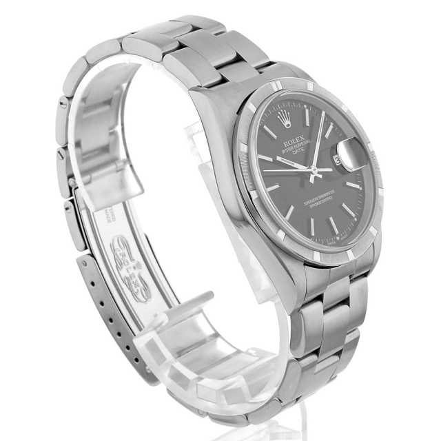 【OH済】ROLEX Ref.15000ロレックス　オイスター パーペチュアル 15210 ブラック ROLEX（ロレックス）オイスターパーペチュアル