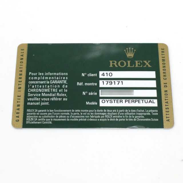 ロレックス デイトジャスト 179171NG レディース 中古