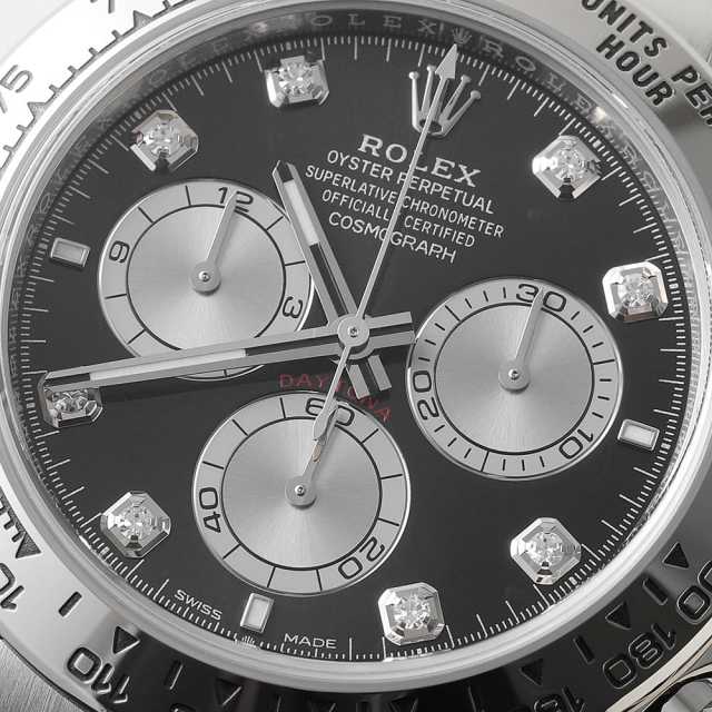 126509G ブラック ROLEX（ロレックス）コスモグラフ デイトナ 8Pダイヤ