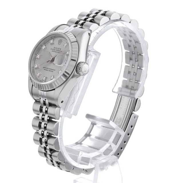 69174G シルバー ROLEX（ロレックス）デイトジャスト 10Pダイヤ 中古