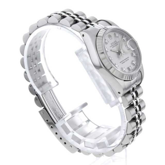 69174G シルバー ROLEX（ロレックス）デイトジャスト 10Pダイヤ 中古