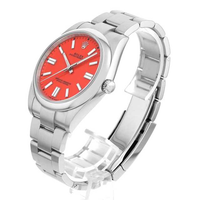 124300 コーラルレッド ROLEX（ロレックス）オイスターパーペチュアル