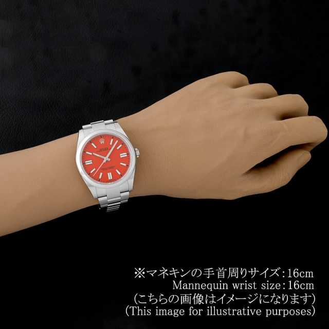 124300 コーラルレッド ROLEX（ロレックス）オイスターパーペチュアル