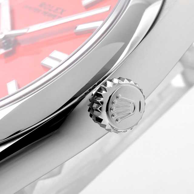 124300 コーラルレッド ROLEX（ロレックス）オイスターパーペチュアル