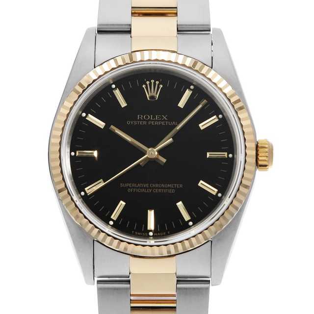14233 ブラック ROLEX（ロレックス）オイスターパペチュアル 中古