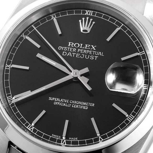 16200 ブラック ROLEX（ロレックス）デイトジャスト 中古 | 東京・大阪
