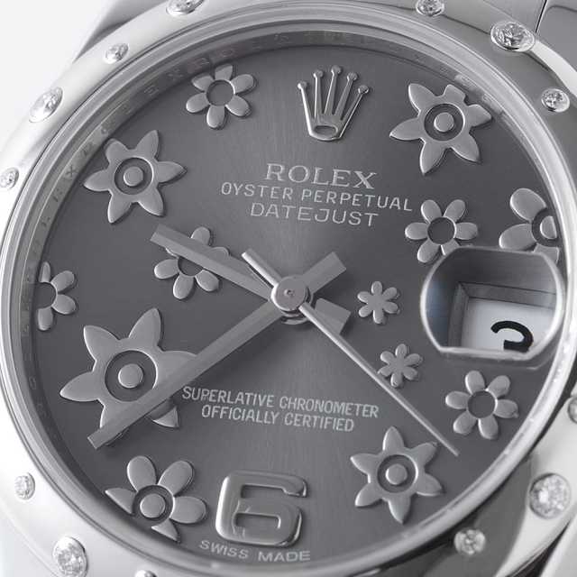 178344 グレー ROLEX（ロレックス）デイトジャスト ベゼルダイヤ 中古
