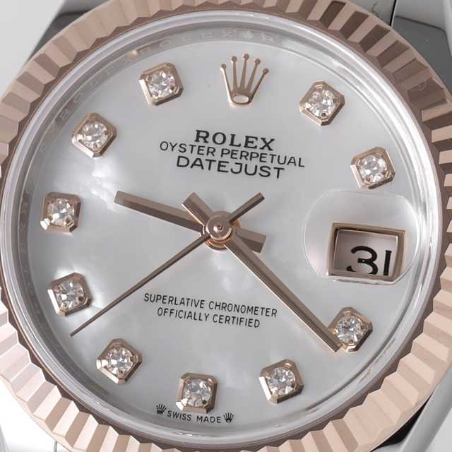 279171NG ホワイトシェル ROLEX（ロレックス）デイトジャスト 10P