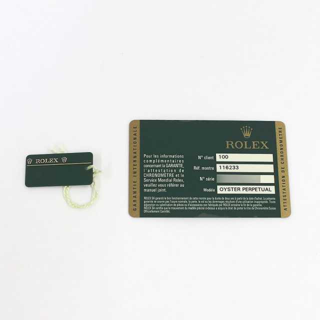 ロレックス デイトジャスト 116233G メンズ 中古