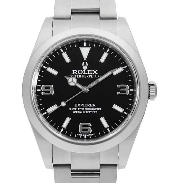 ROLEX Explorer I (Early Model) Blackout 214270 Black Random Serial Number Used Men's Watch