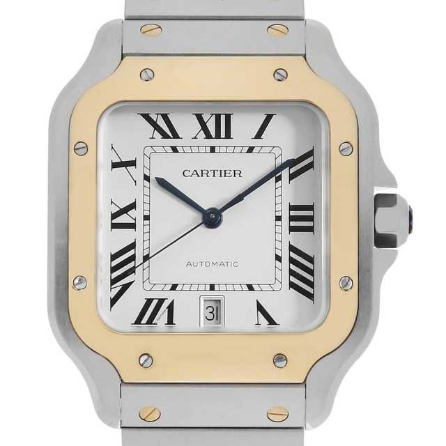 Cartier シルバー 時計サントス CRWGSA0029 - サントス ドゥ カルティエ ウォッチ - LM、自動