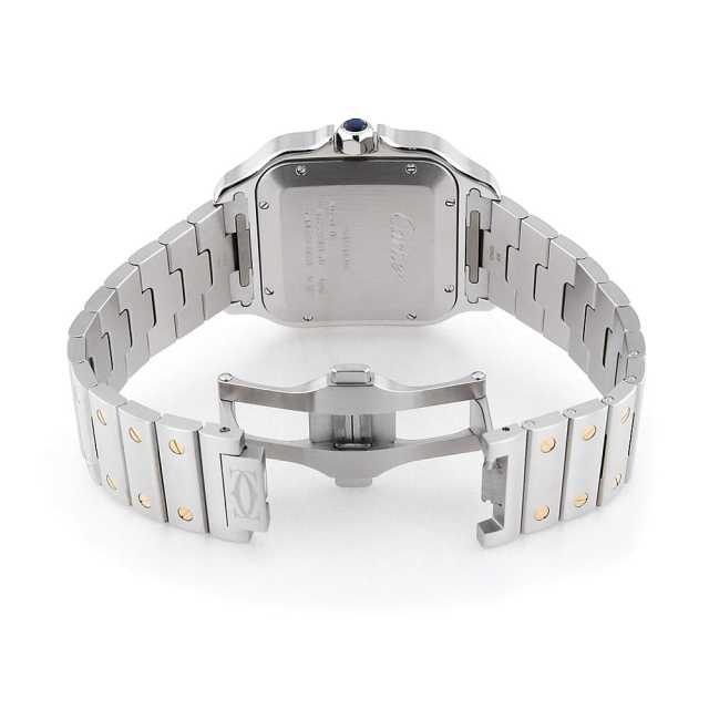 Cartier シルバー 時計サントス カルティエ サントスガルベ SM シルバー レディース 腕時計
