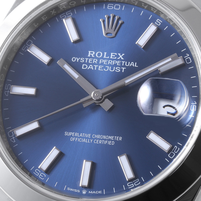 126300 ブルー ROLEX（ロレックス）デイトジャスト41 中古 | 東京  