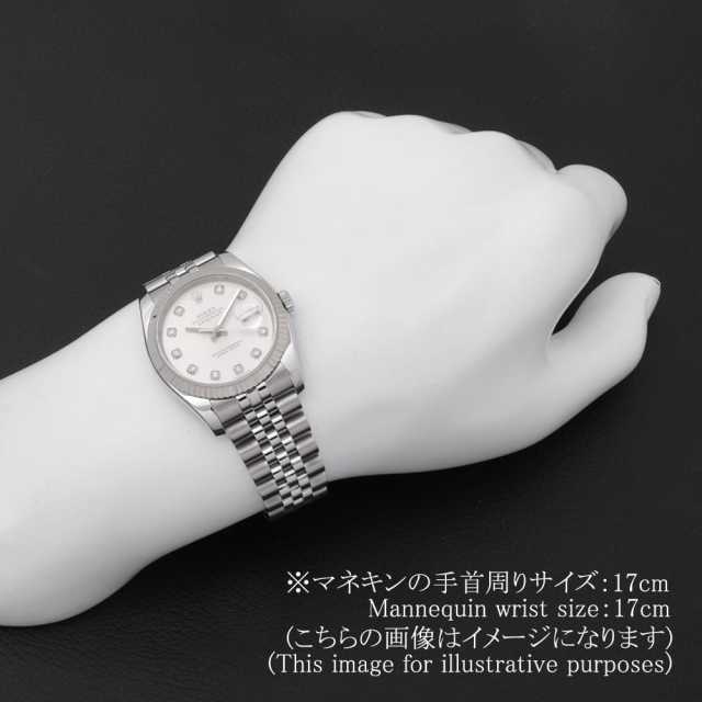 ROLEX 10Pダイヤモンドデイトジャスト シルバー／ゴールド