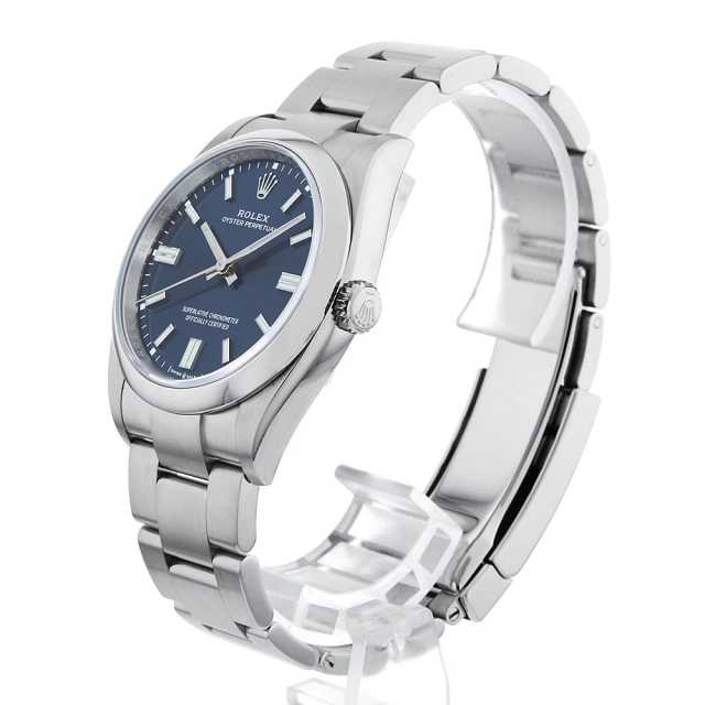 ROLEX 純正 スーパーオイスターリューズ 中古 商品説明にて値引きしました。 126000 シルバー ROLEX（ロレックス）オイスターパーペチュアル