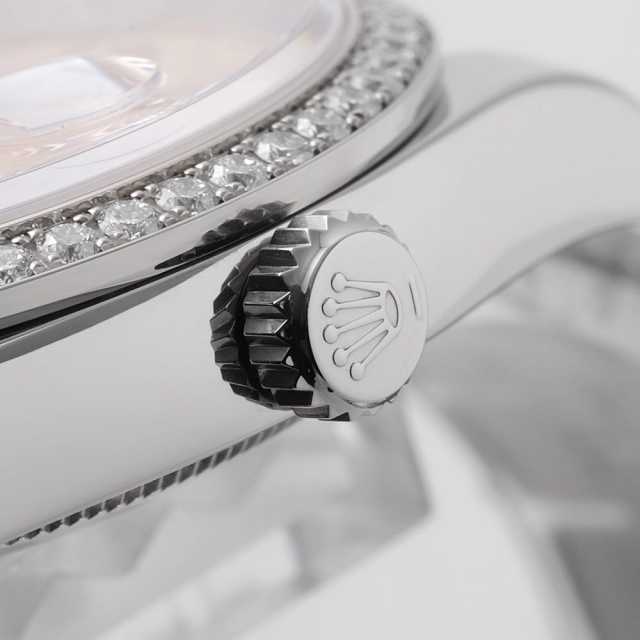 116244 ピンク ROLEX（ロレックス）デイトジャスト ベゼルダイヤ