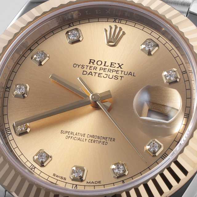 126333G シャンパン ROLEX（ロレックス）デイトジャスト41 10P
