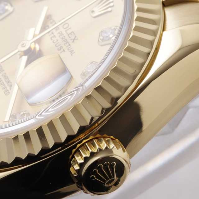 179178G シャンパン ROLEX（ロレックス）デイトジャスト 10P