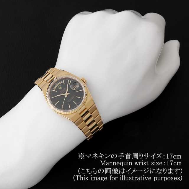 19018 ブラック ROLEX（ロレックス）オイスタークォーツ デイデイト