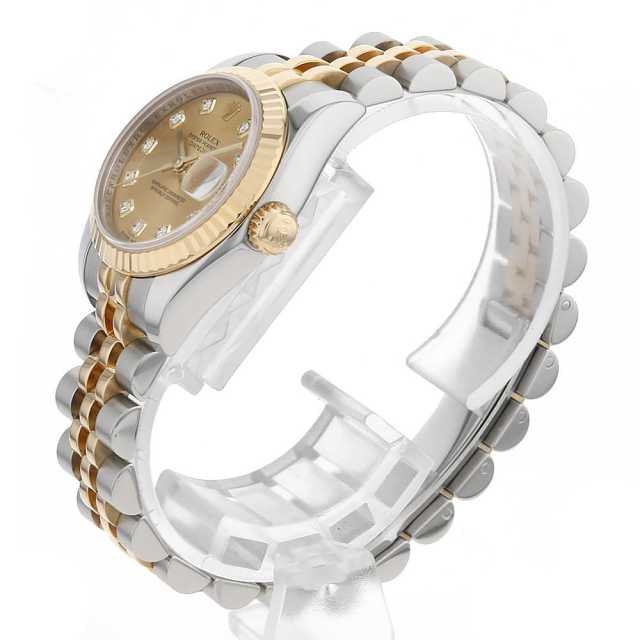 179173G シャンパン ROLEX（ロレックス）デイトジャスト 10P