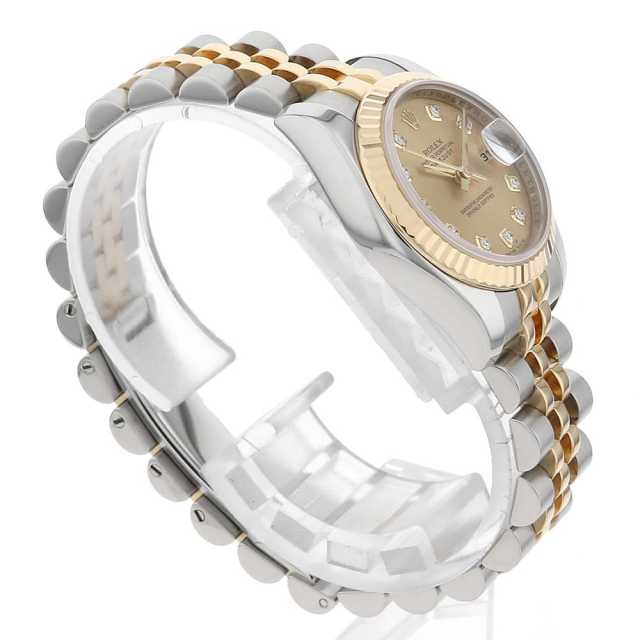 179173G シャンパン ROLEX（ロレックス）デイトジャスト 10P