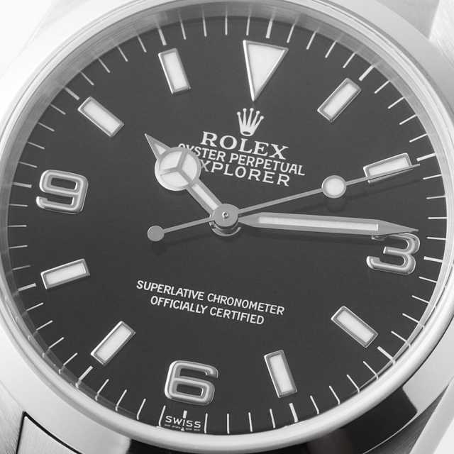 14270 ブラック ROLEX（ロレックス）エクスプローラーI 中古
