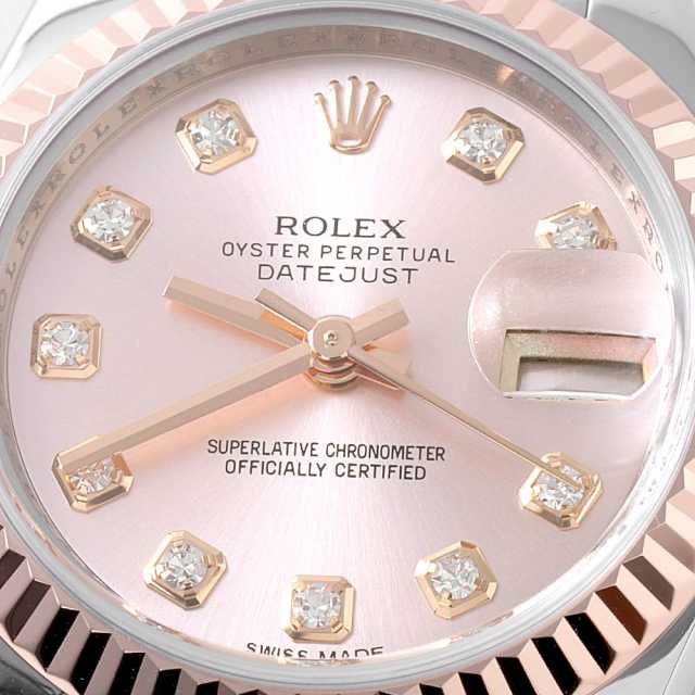 179171G ピンク ROLEX（ロレックス）デイトジャスト 10Pダイヤ 中古