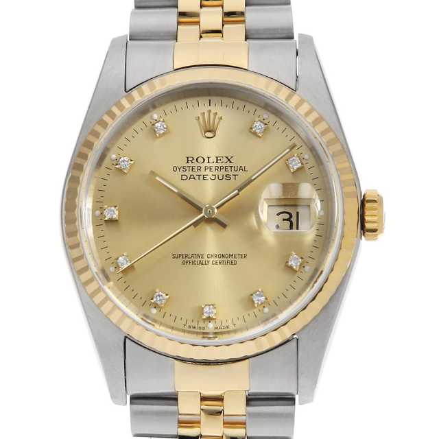 ロレックス デイトジャスト 16233G メンズ 中古