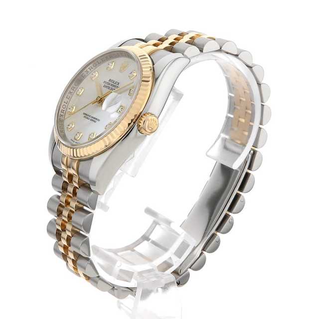 116233NG ホワイトシェル ROLEX（ロレックス）デイトジャスト 10P