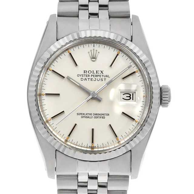 ロレックス デイトジャスト シルバー 中古)ROLEX ロレックス デイトジャスト 16234 シルバー（商品ID