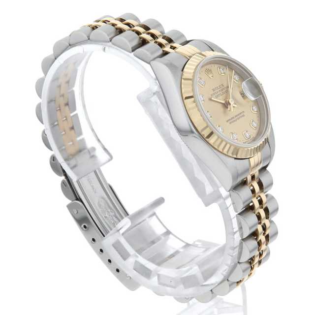 79173G シャンパン ROLEX（ロレックス）デイトジャスト 10Pダイヤ 中古