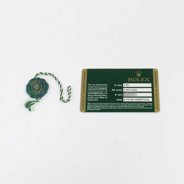 ロレックス GMTマスター 116713LN メンズ 中古