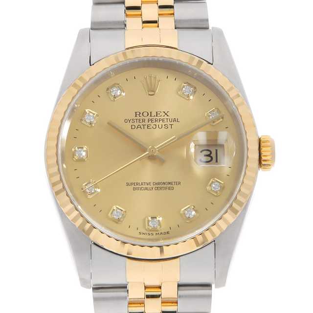 ロレックス デイトジャスト 16233G メンズ 中古